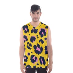 Leopard Print Seamless Pattern Men s Basketball Tank Top by Hannah976