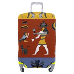 Ancient Egyptian Religion Seamless Pattern Luggage Cover (medium) by Hannah976