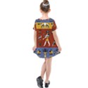 Ancient Egyptian Religion Seamless Pattern Kids  Simple Cotton Dress View2