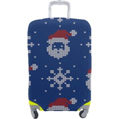 Santa Clauses Wallpaper Luggage Cover (large) by artworkshop