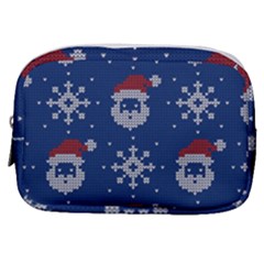 Santa Clauses Wallpaper Make Up Pouch (small)