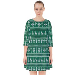 Wallpaper Ugly Sweater Backgrounds Christmas Smock Dress by artworkshop