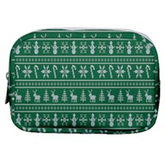 Wallpaper Ugly Sweater Backgrounds Christmas Make Up Pouch (small) by artworkshop