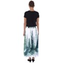 Tree Watercolor Painting Pine Forest Flared Maxi Skirt View2