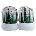 Tree Watercolor Painting Pine Forest Women Athletic Shoes View4