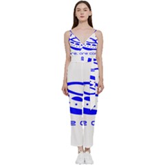 Unidentified Flying Object Ufo Alien We Are Coming V-neck Camisole Jumpsuit by Sarkoni