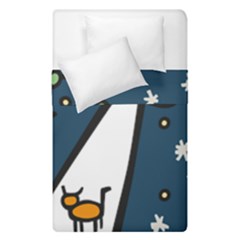 Ufo Alien Unidentified Flying Object Duvet Cover Double Side (single Size)