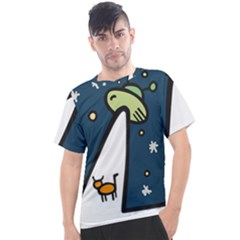 Ufo Alien Unidentified Flying Object Men s Sport Top by Sarkoni