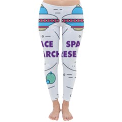 Unidentified Flying Object Ufo Space Outer Classic Winter Leggings