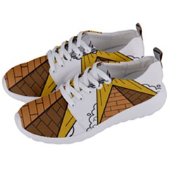 Unidentified Flying Object Ufo Under The Pyramid Men s Lightweight Sports Shoes by Sarkoni