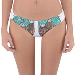 Psychedelic Art Painting Peace Drawing Landscape Art Peaceful Reversible Hipster Bikini Bottoms