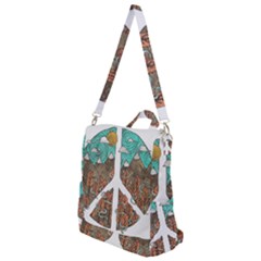 Psychedelic Art Painting Peace Drawing Landscape Art Peaceful Crossbody Backpack