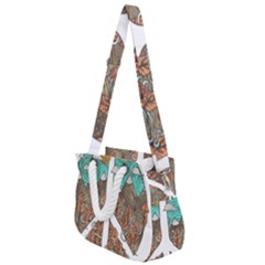 Psychedelic Art Painting Peace Drawing Landscape Art Peaceful Rope Handles Shoulder Strap Bag