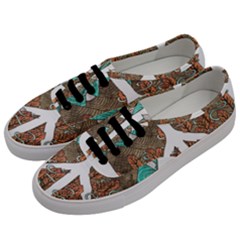 Psychedelic Art Painting Peace Drawing Landscape Art Peaceful Men s Classic Low Top Sneakers