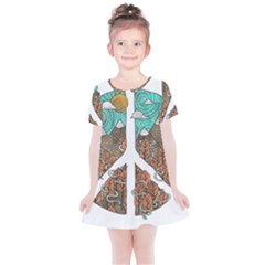 Psychedelic Art Painting Peace Drawing Landscape Art Peaceful Kids  Simple Cotton Dress