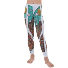 Psychedelic Art Painting Peace Drawing Landscape Art Peaceful Kids  Lightweight Velour Leggings