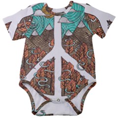 Psychedelic Art Painting Peace Drawing Landscape Art Peaceful Baby Short Sleeve Bodysuit