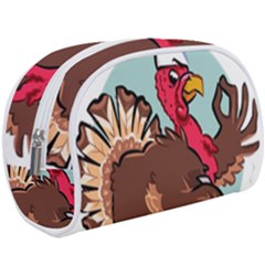 Turkey Chef Cooking Food Cartoon Make Up Case (large) by Sarkoni