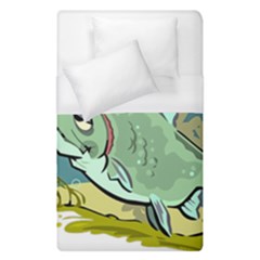 Fish Hook Worm Bait Water Hobby Duvet Cover (single Size) by Sarkoni