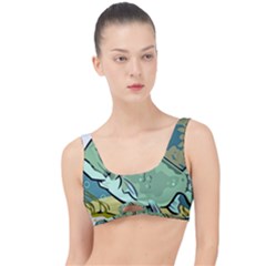 Fish Hook Worm Bait Water Hobby The Little Details Bikini Top by Sarkoni