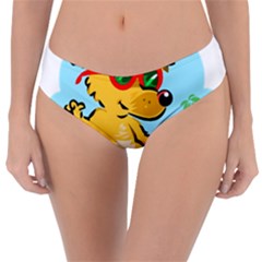 Beach Chihuahua Dog Pet Animal Reversible Classic Bikini Bottoms by Sarkoni