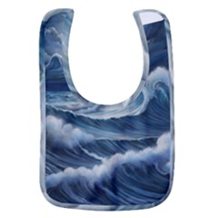 Waves Storm Sea Baby Bib by Bedest