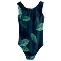 Foliage Kids  Cut-out Back One Piece Swimsuit