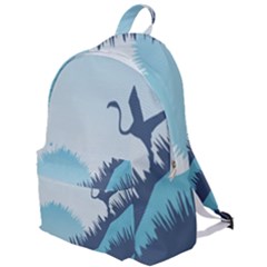 Swan Flying Bird Wings Waves Grass The Plain Backpack by Bedest