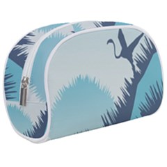 Swan Flying Bird Wings Waves Grass Make Up Case (medium) by Bedest