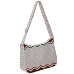 Merry Christmas Happy New Year Zip Up Shoulder Bag by artworkshop