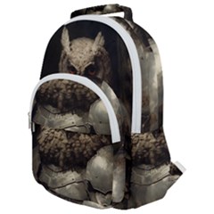 Owl Knight Rounded Multi Pocket Backpack