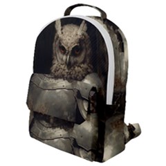 Owl Knight Flap Pocket Backpack (small)