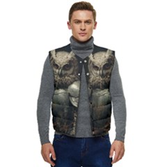 Owl Knight Men s Button Up Puffer Vest	 by goljakoff