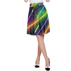 Vibrant Neon Dreams A-line Skirt by essentialimage