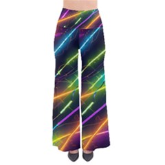 Vibrant Neon Dreams So Vintage Palazzo Pants by essentialimage