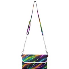 Vibrant Neon Dreams Mini Crossbody Handbag by essentialimage