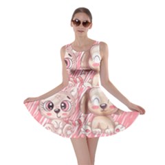 Paw Dog Pet Puppy Canine Cute Skater Dress by Sarkoni