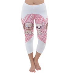 Paw Dog Pet Puppy Canine Cute Capri Winter Leggings 