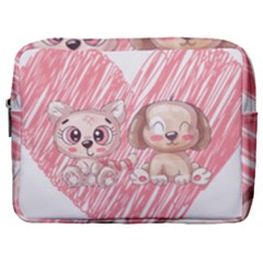 Paw Dog Pet Puppy Canine Cute Make Up Pouch (large) by Sarkoni