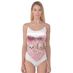 Dog Cat Animal Pet Heart Love Camisole Leotard 