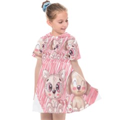 Cat Kitten Feline Pet Animal Cute Kids  Sailor Dress by Sarkoni