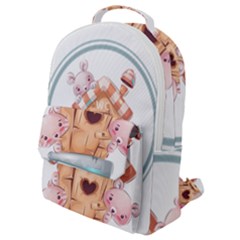 House Pet Animal Cute Flap Pocket Backpack (small) by Sarkoni