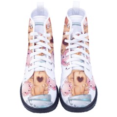 House Pet Animal Cute Kid s High-top Canvas Sneakers by Sarkoni