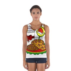 Milk Cookies Christmas Holidays Sport Tank Top 