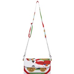 Christmas Santa Claus Mini Crossbody Handbag