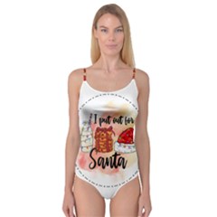 Santa Cookies Christmas Camisole Leotard 