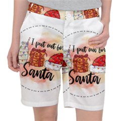 Santa Cookies Christmas Women s Pocket Shorts by Sarkoni