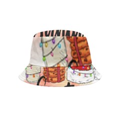 Santa Cookies Christmas Bucket Hat (kids) by Sarkoni