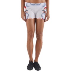 Santa Glasses Yoga Chill Vibe Yoga Shorts