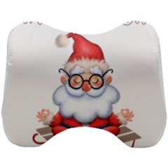 Santa Glasses Yoga Chill Vibe Head Support Cushion